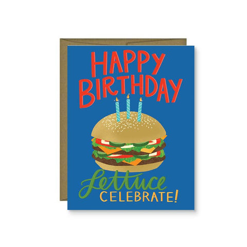 Pen & Paint - Birthday Card - Lettuce Celebrate