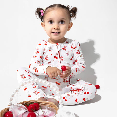 Bellabu Bear - Convertible Footie - Cherry On Top