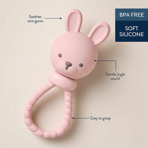 Itzy Ritzy - Sweetie Rattle - Pink Bunny