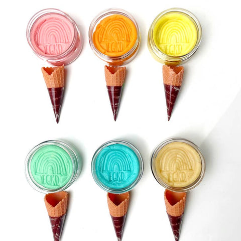 EGKD - Sensory Dough - Ice Cream Mini Rainbow Set