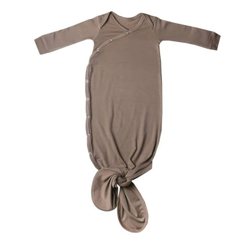 Copper Pearl - Knit Knotted Gown - Gobi