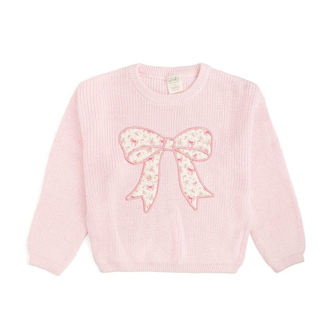 Sweet Wink - Knit Sweater - Ditsy Floral Bow