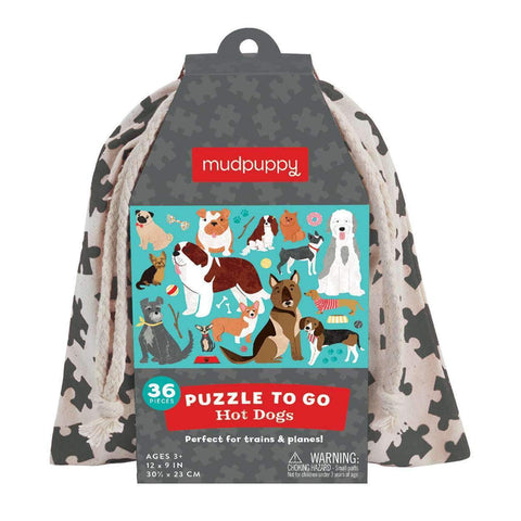Mudpuppy - Puzzle To Go - Hot Dogs