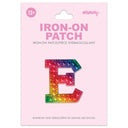 Iscream - Iron on Patches - Rainbow Gem Alphabet