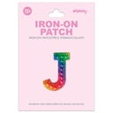 Iscream - Iron on Patches - Rainbow Gem Alphabet