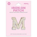 Iscream - Iron on Patches - Pretty Pearl Alphabet
