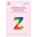 Iscream - Iron on Patches - Rainbow Gem Alphabet