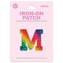 Iscream - Iron on Patches - Rainbow Gem Alphabet