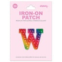 Iscream - Iron on Patches - Rainbow Gem Alphabet