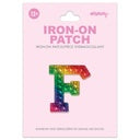Iscream - Iron on Patches - Rainbow Gem Alphabet