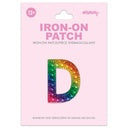 Iscream - Iron on Patches - Rainbow Gem Alphabet