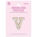 Iscream - Iron on Patches - Pretty Pearl Alphabet
