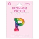 Iscream - Iron on Patches - Rainbow Gem Alphabet