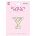 Iscream - Iron on Patches - Pretty Pearl Alphabet
