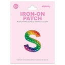 Iscream - Iron on Patches - Rainbow Gem Alphabet