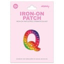 Iscream - Iron on Patches - Rainbow Gem Alphabet