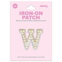 Iscream - Iron on Patches - Pretty Pearl Alphabet
