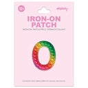 Iscream - Iron on Patches - Rainbow Gem Alphabet