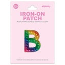Iscream - Iron on Patches - Rainbow Gem Alphabet