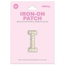 Iscream - Iron on Patches - Pretty Pearl Alphabet