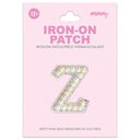 Iscream - Iron on Patches - Pretty Pearl Alphabet