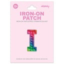 Iscream - Iron on Patches - Rainbow Gem Alphabet