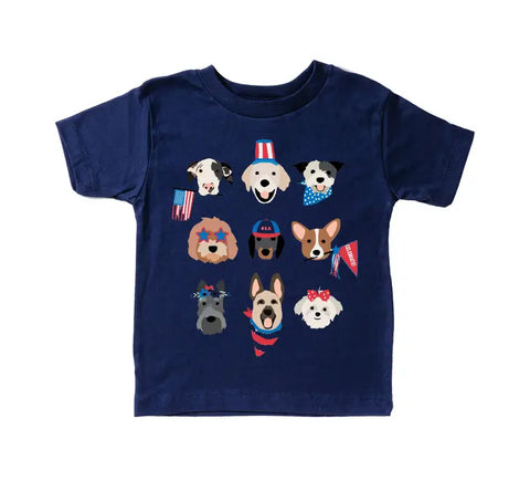 Holland Ave Clothing - Tee - Patriotic Pups