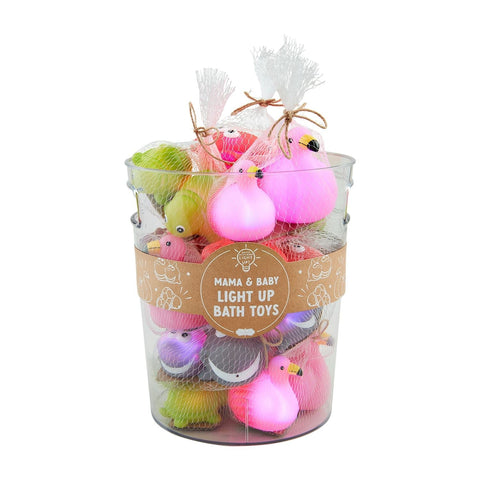 Mud Pie - Mama & Baby Light-Up Bath Toys