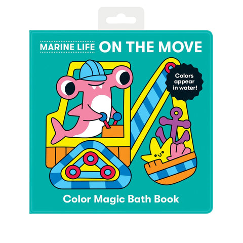 Mudpuppy - Color Magic Bath Book - Marine Life