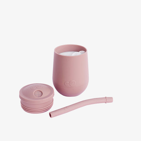 EZPZ - Mini Cup + Straw Training System - Blush