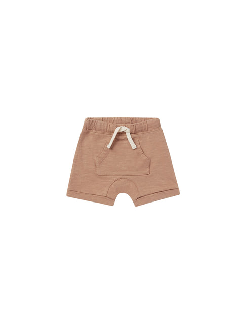 Rylee + Cru - Front Pouch Short - Clay