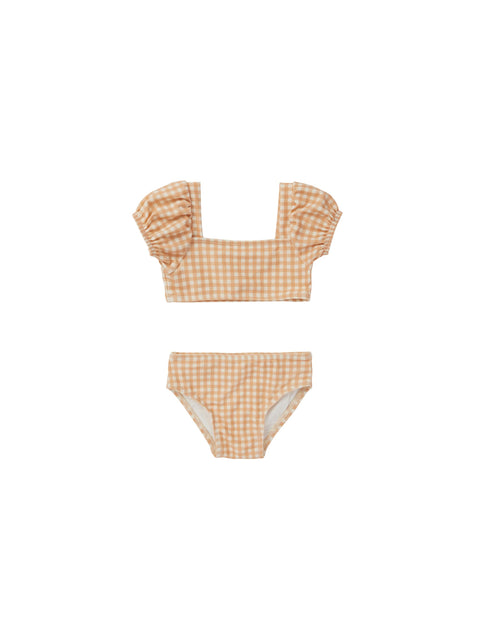 Quincy Mae - Zippy Two-Piece - Melon Gingham