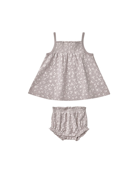 Quincy Mae - Smocked Tank + Bloomer Set - Scatter
