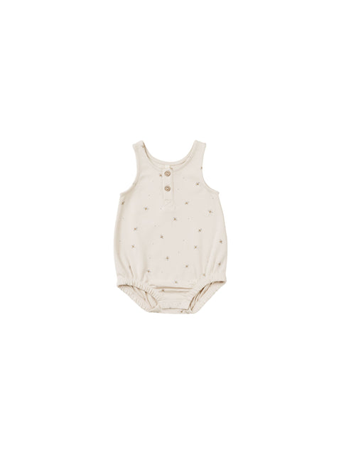 Quincy Mae - Sleeveless Bubble Romper - Bees