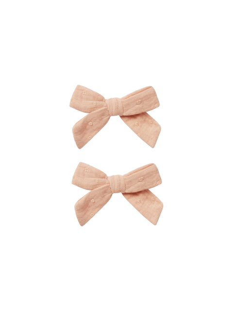 Rylee + Cru - Bow with Clip Set - Apricot
