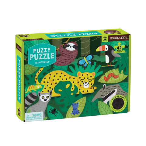 Mudpuppy - Fuzzy Puzzle - Rainforest