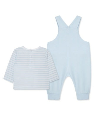 Little Me - Overall Set - Playful Blue