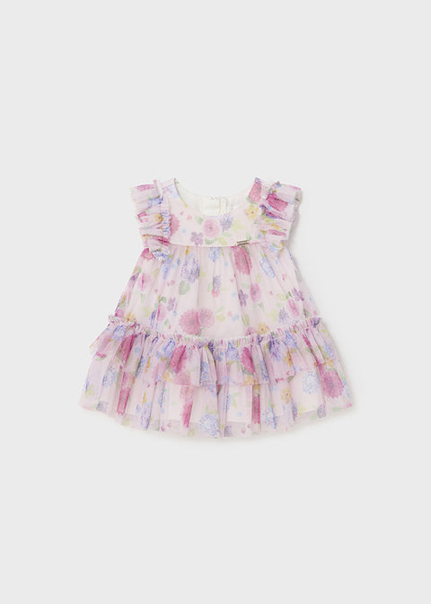 Mayoral - Tulle Printed Dress - Lullaby