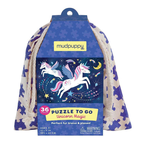 Mudpuppy - Puzzle To Go - Unicorn Magic
