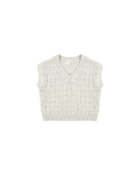 Rylee + Cru - Sweater Vest - Oatmeal Speckle