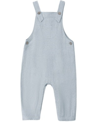 Rylee + Cru - Baby Overall - Heathered Light Blue