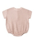 Quincy Mae - Relaxed Bubble Romper - Blush