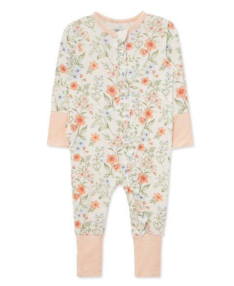Little Me - Convertible Coverall - Botanical