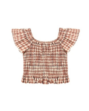 Rylee + Cru - Zayla Top - Poppy Gingham