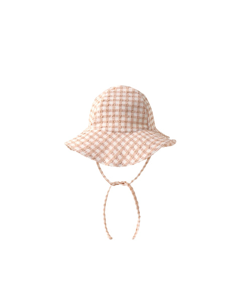 Quincy Mae - Sun Hat - Melon Check