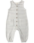 Quincy Mae - Waffle Jumpsuit - Sky Stripe