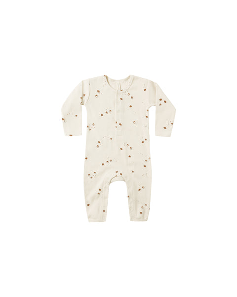 Quincy Mae - Ribbed Baby Jumpsuit - Acorns