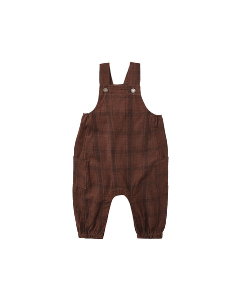 Rylee + Cru - Cargo Baby Overall - Brown Plaid