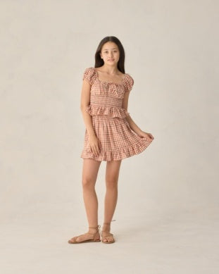 Rylee + Cru - Jess Mini Skirt - Poppy Gingham