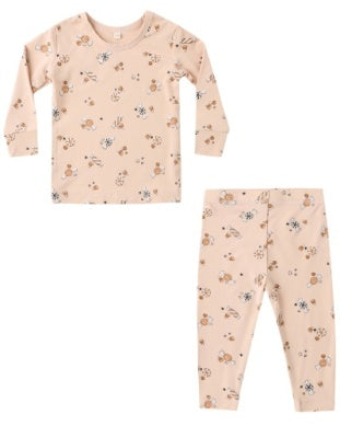 Quincy Mae - Bamboo Pajama Set - Candy